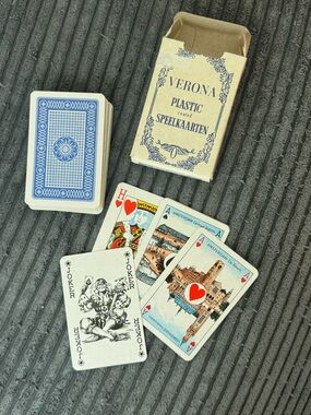 Vintage Verona Netherlands Souvenir Playing Cards Deck Speelkaarten